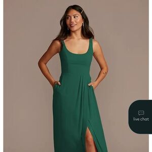 Juniper DB Gown with Pockets